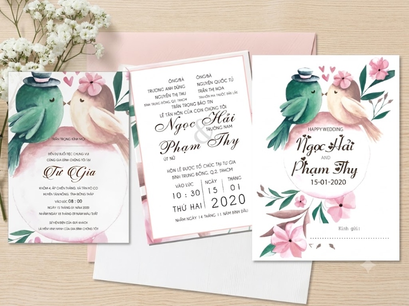 thiệp cưới hải phòng