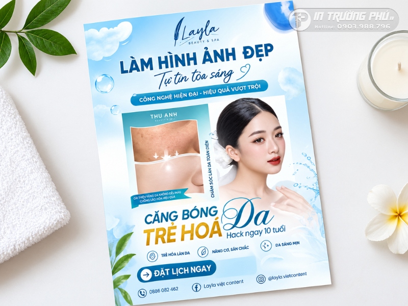 Mẫu tờ rơi spa phong c&aacute;ch hiện đại
