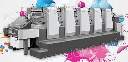 Máy in offset 4 màu - 5 màu hiện đại