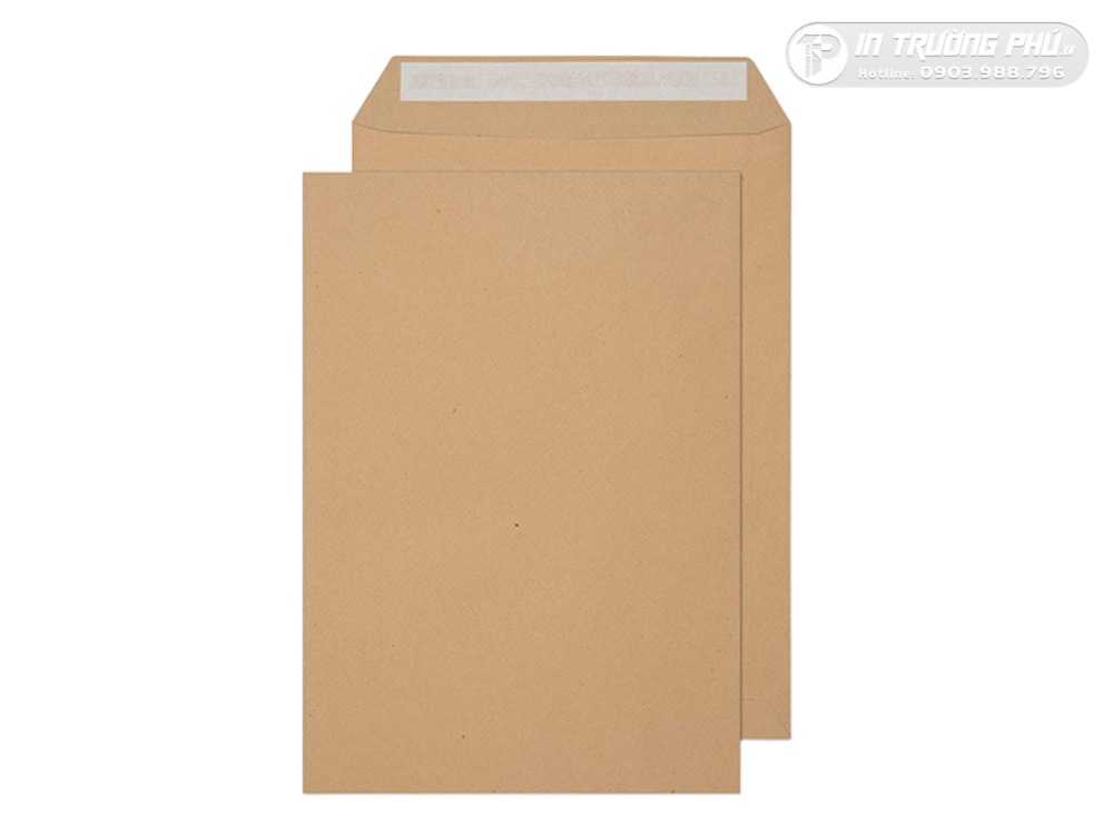 Mẫu bao thư a4 giấy Kraft n&acirc;u, đậm chất cổ điển v&agrave; th&acirc;n thiện m&ocirc;i trường