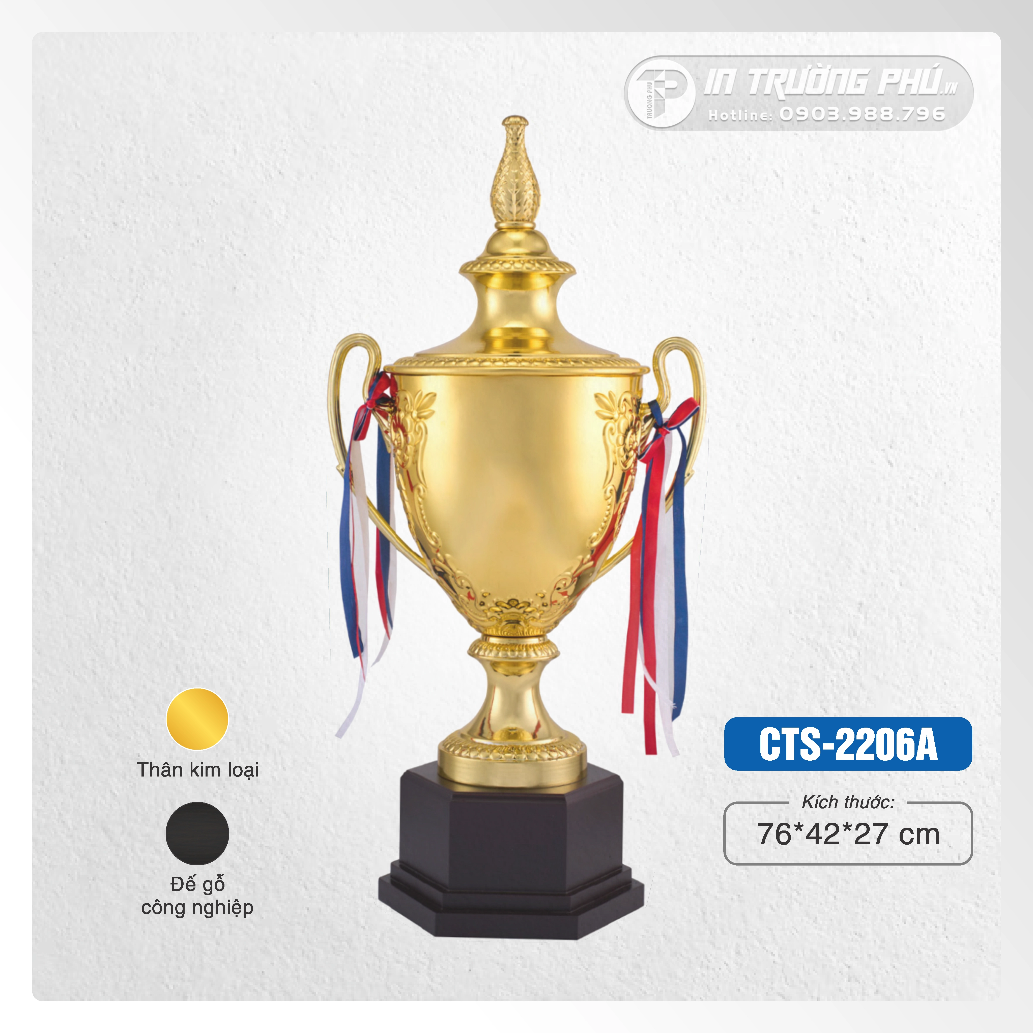 Cúp thể thao - CTS-2206A / CTS-2206B / CTS-2206C / .. D / .. E