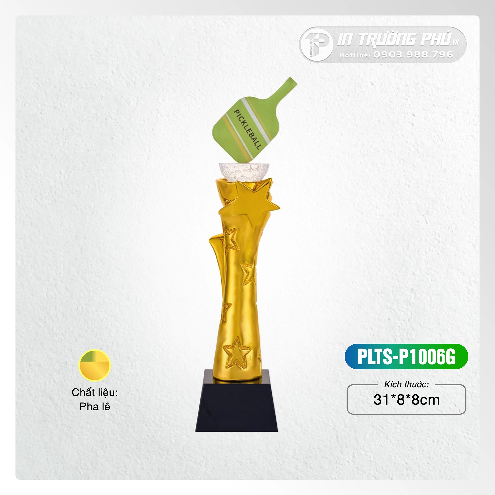 Cúp Pickleball - PLTS-P1006G / PLTS-P1006S / PLTS-P1006C