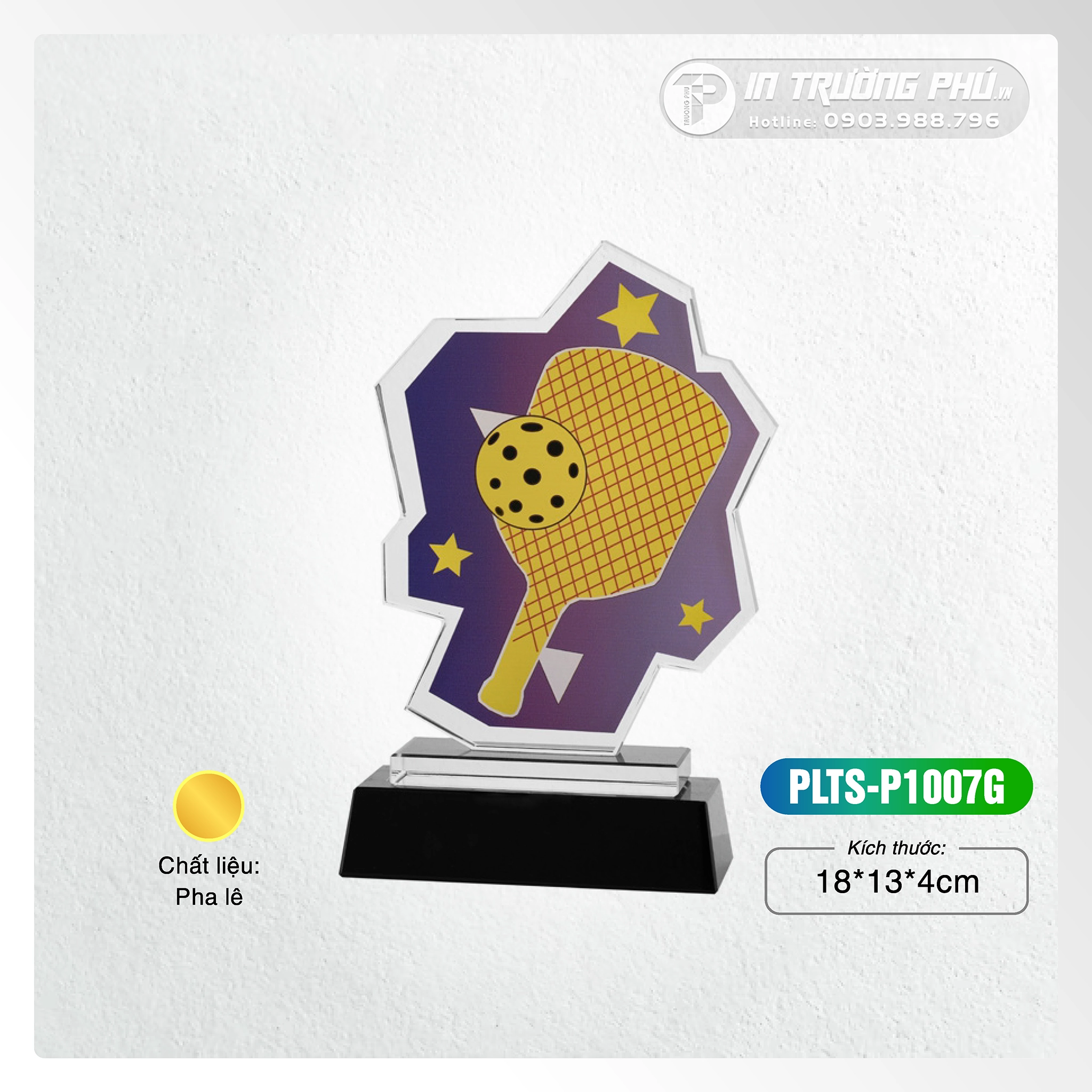 Cúp Pickleball - PLTS-P1007G / PLTS-P1007S / PLTS-P1007C