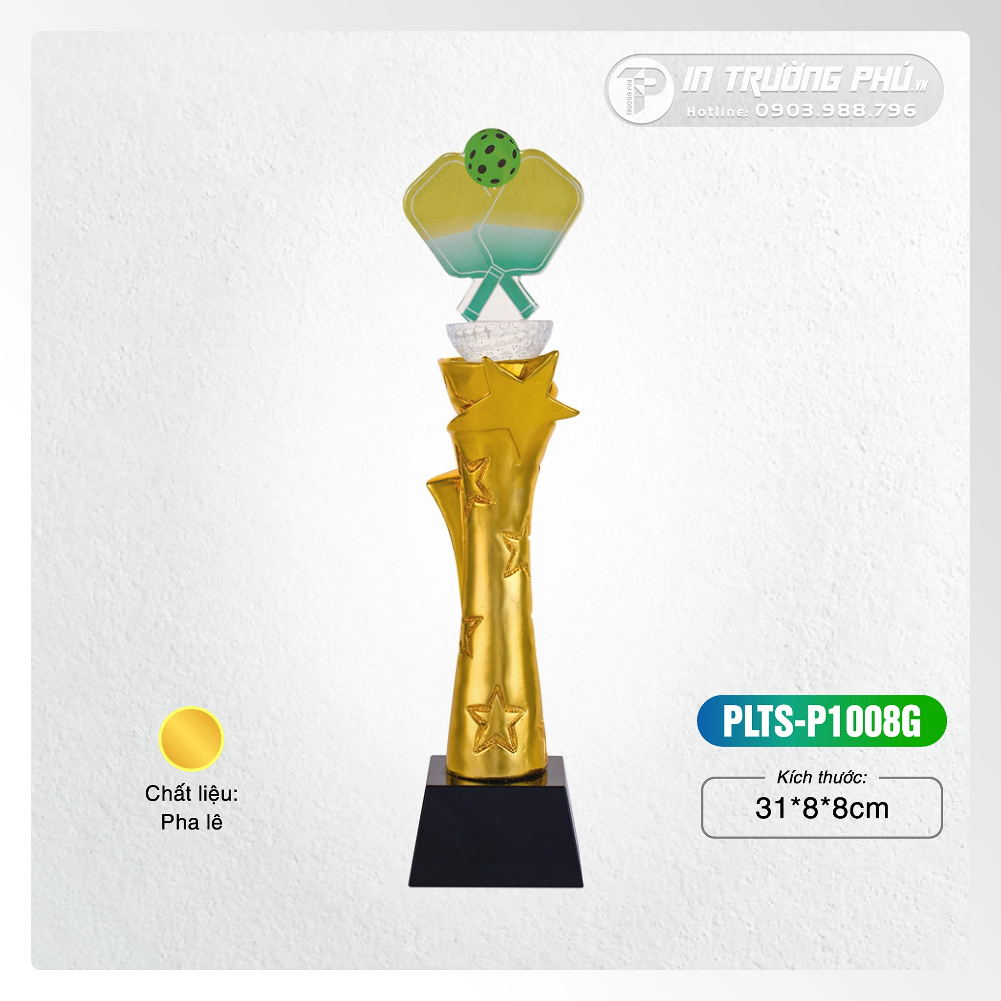 Cúp Pickleball - PLTS-P1008G / PLTS-P1008S / PLTS-P1008C