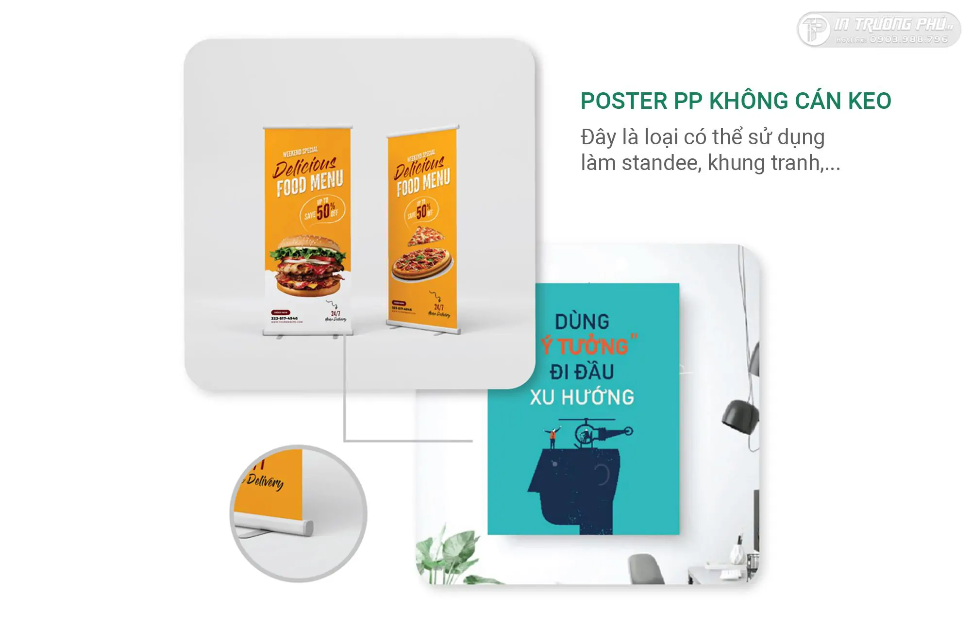 Poster chất liệu PP