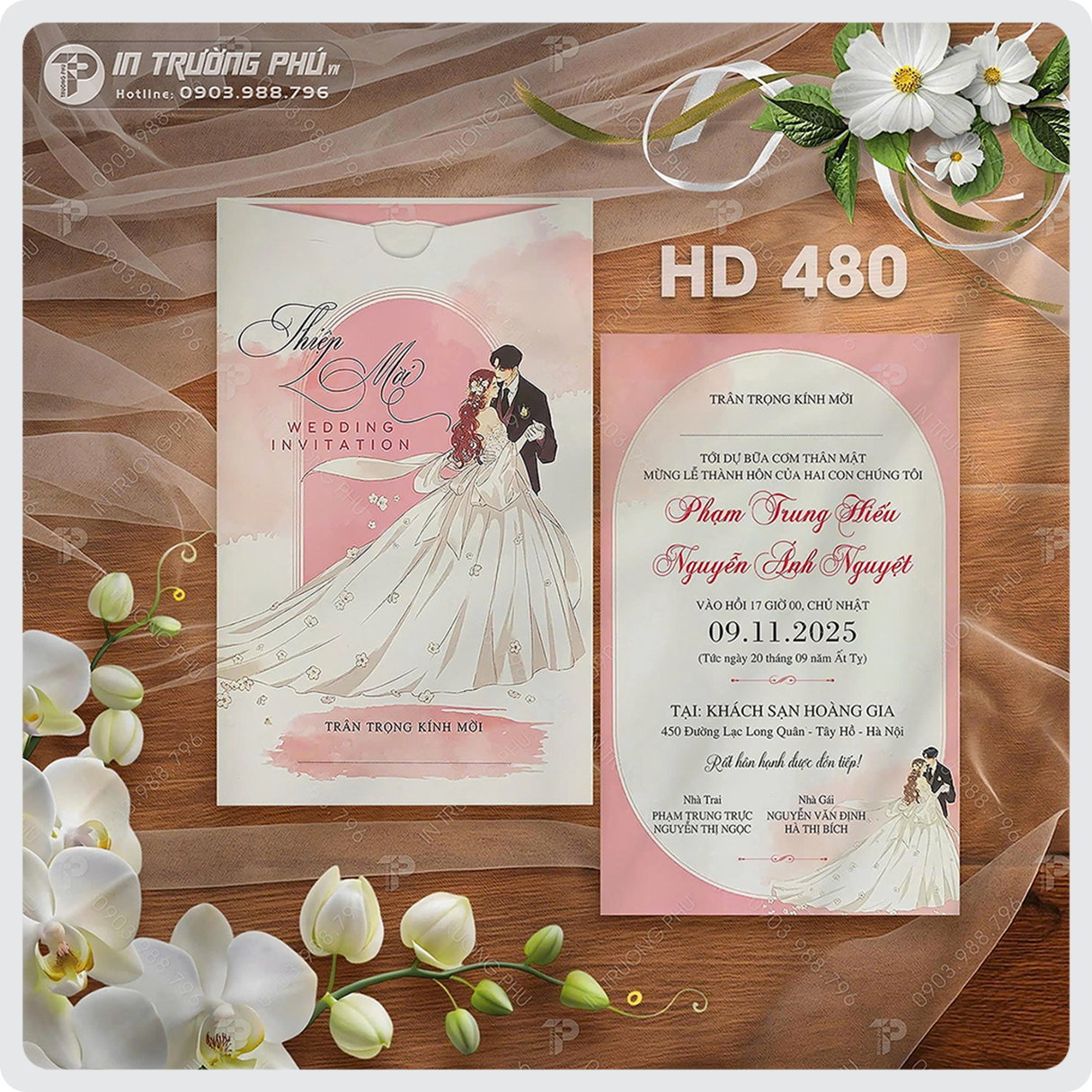 Thiệp cưới HD480