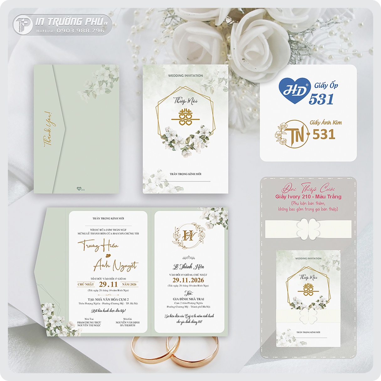 Thiệp cưới HD531