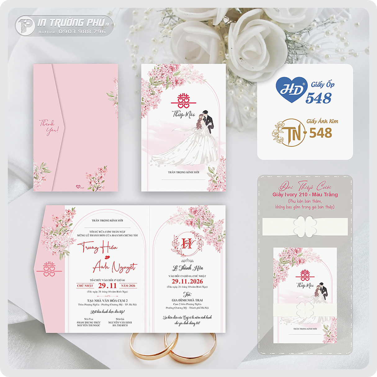 Thiệp cưới HD548