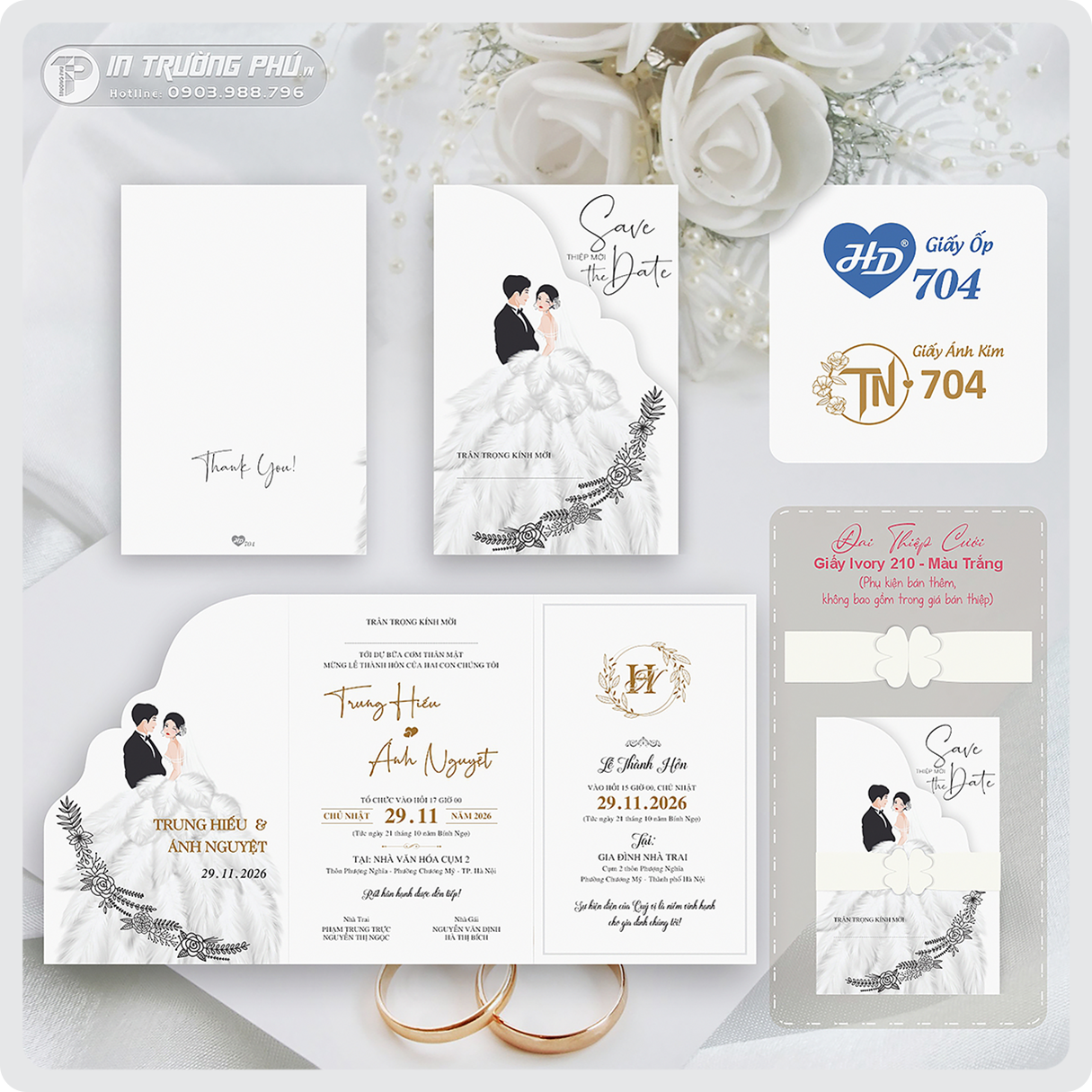 Thiệp cưới HD704