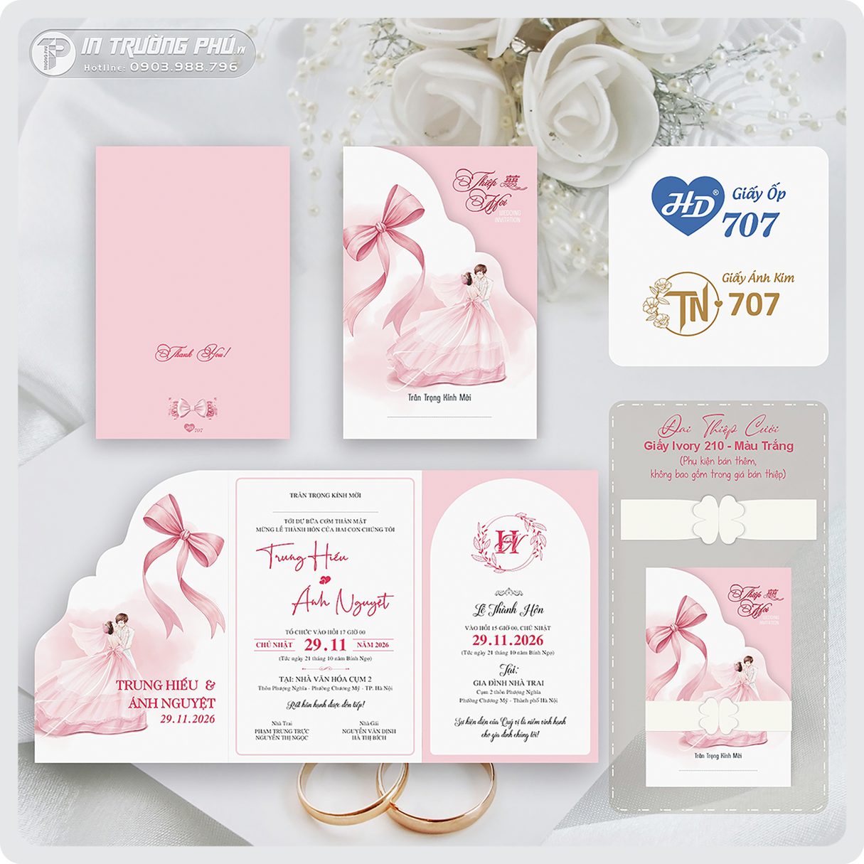 Thiệp cưới HD707