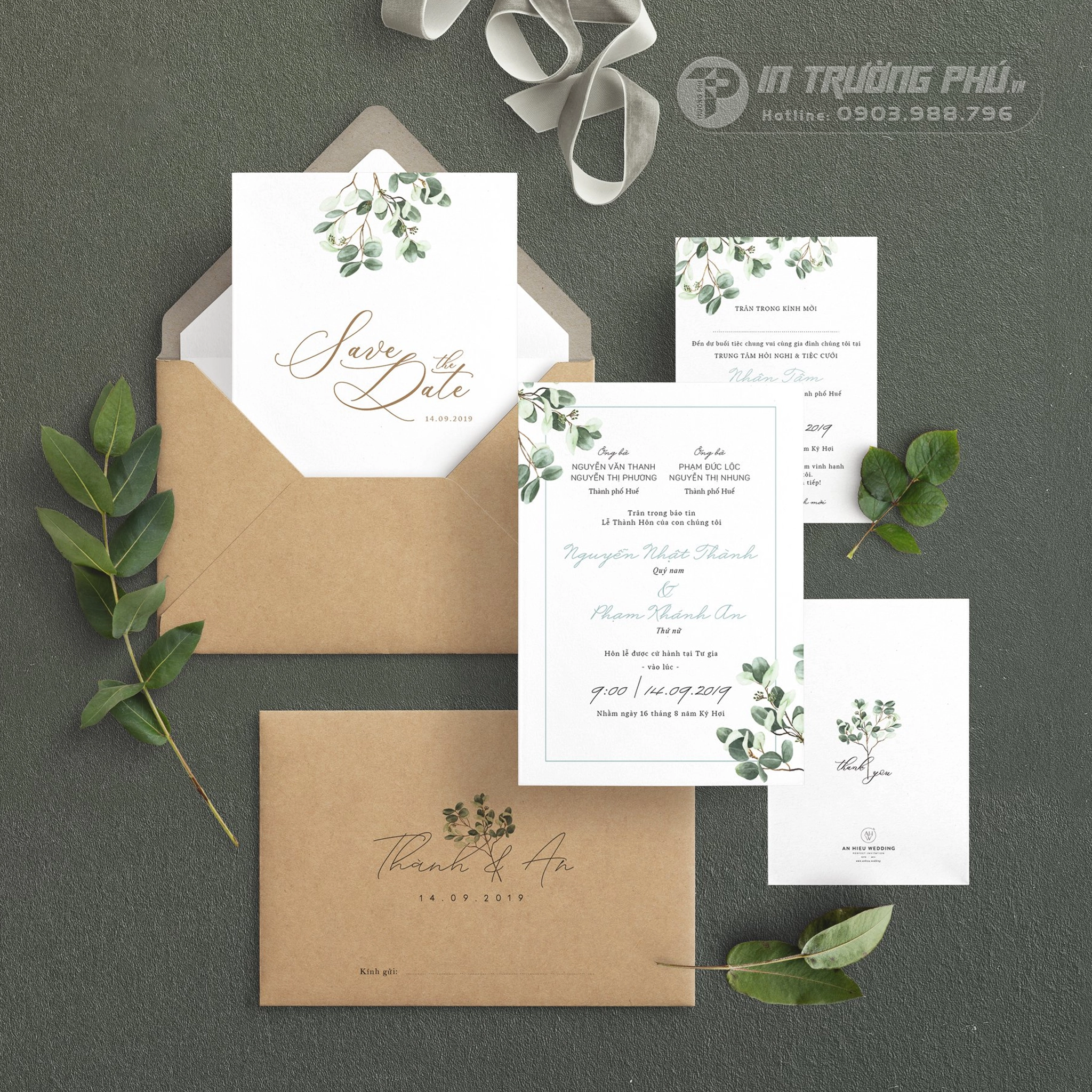 Thiệp Cưới Thiết Kế Riêng 