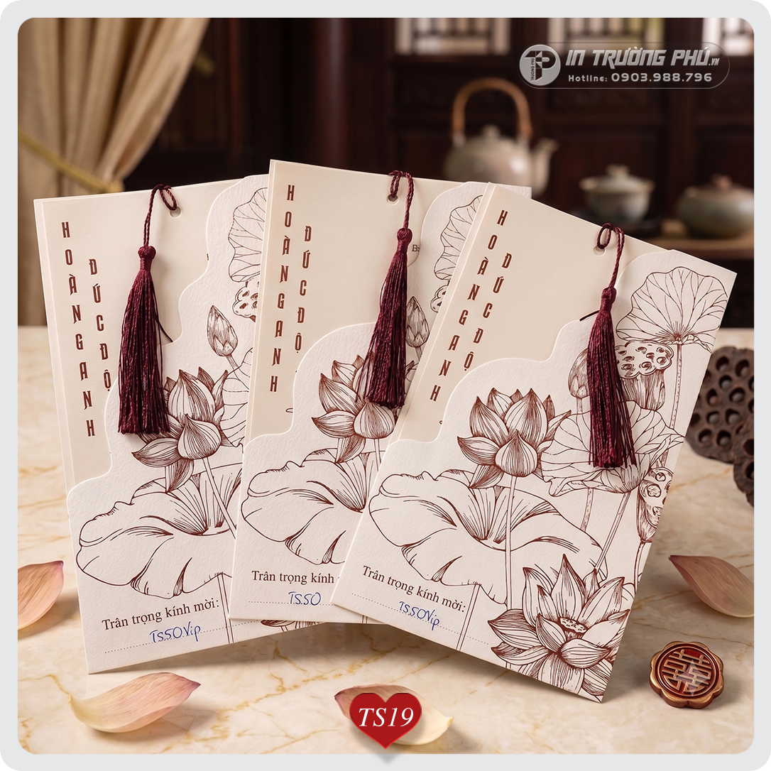 Thiệp cưới cao cấp-TS19