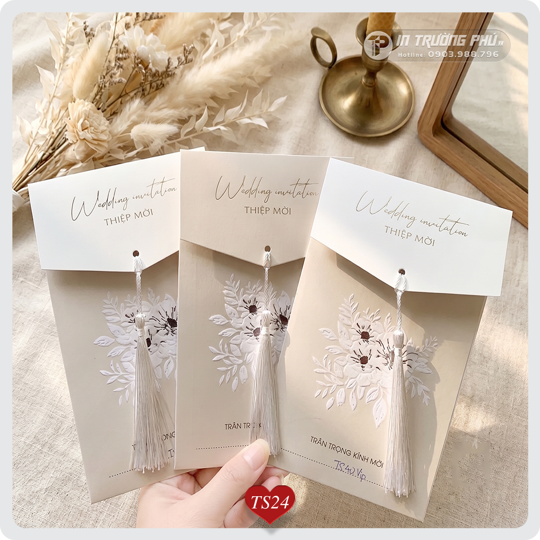 Thiệp cưới cao cấp-TS24