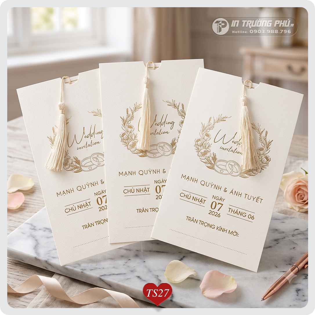 Thiệp cưới cao cấp-TS27