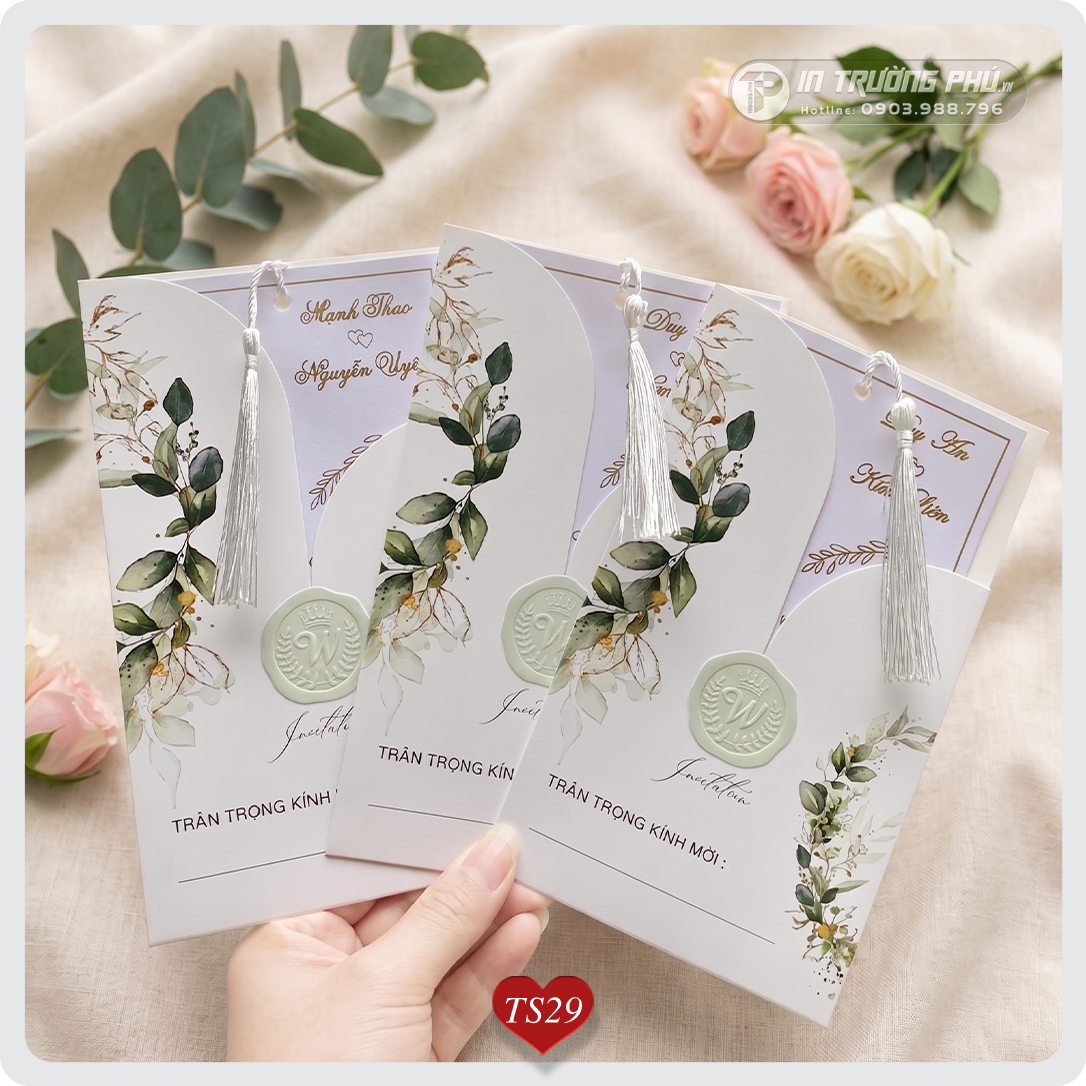Thiệp cưới cao cấp-TS29