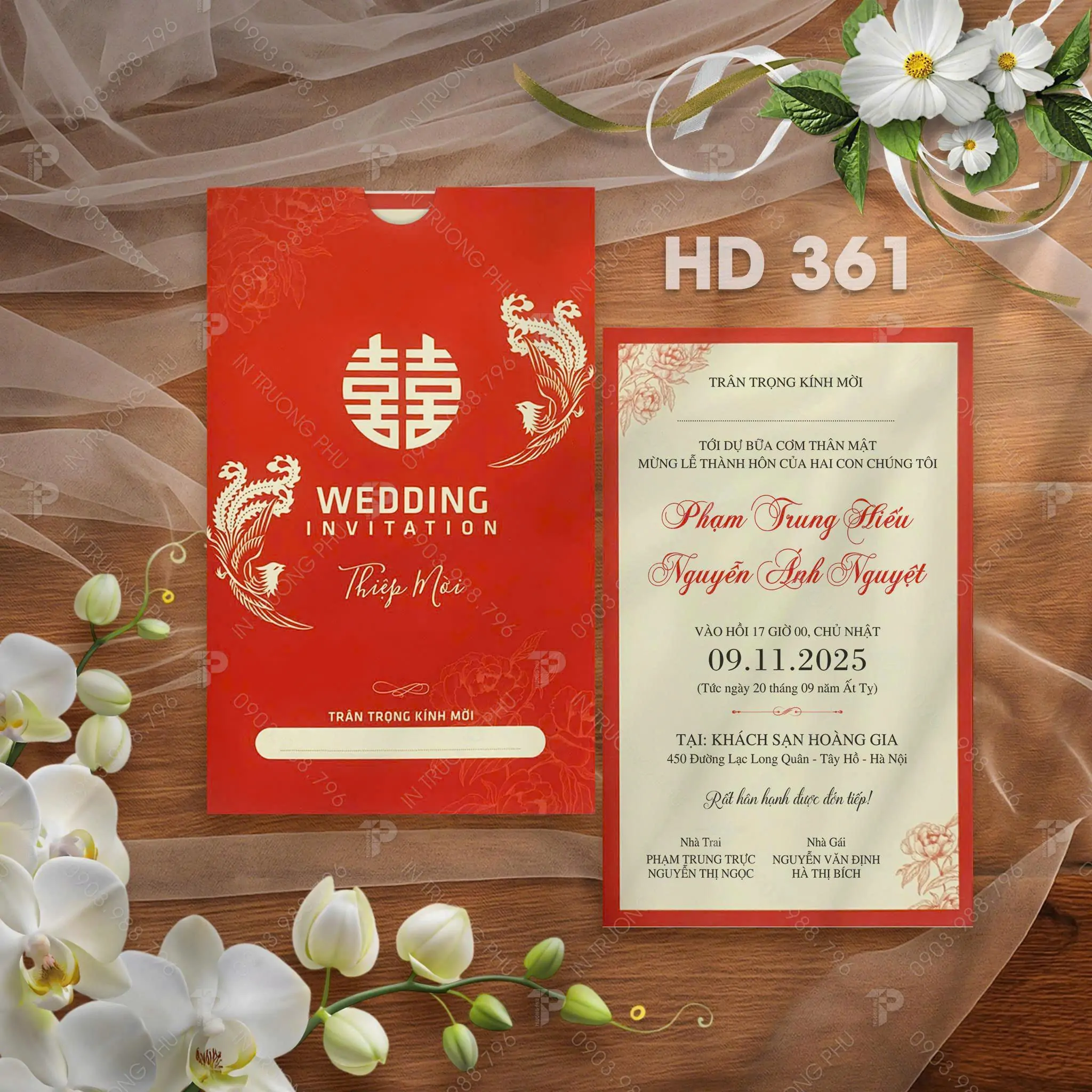 Thiệp cưới HD 361