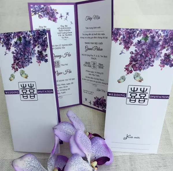 in thiệp cưới